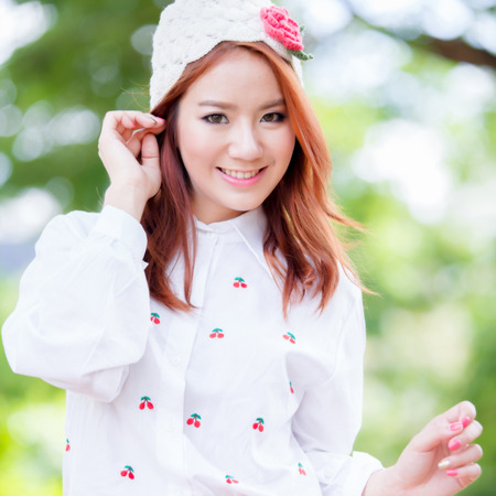 Beautiful asian girlの写真素材