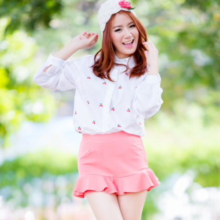 Beautiful asian girlの写真素材
