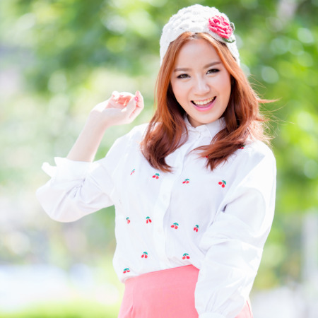 Beautiful asian girlの写真素材