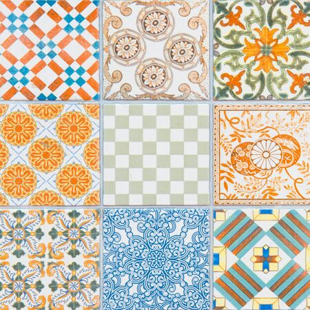 ceramic tiles patterns from Portugalの写真素材