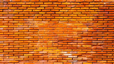 red brick wall texture grunge backgroundの写真素材