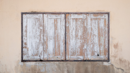 Old wooden windowの写真素材