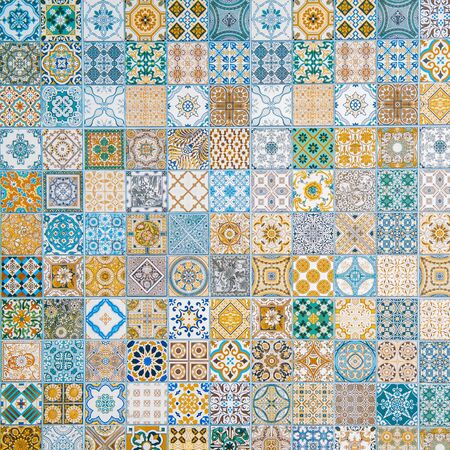 ceramic tiles patternsの写真素材