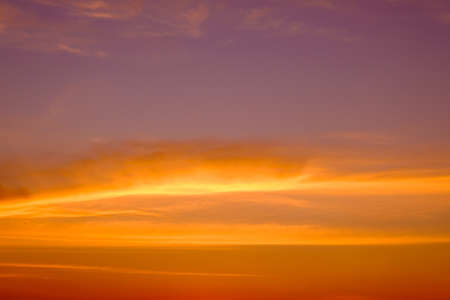 beautiful sky after sunsetの写真素材
