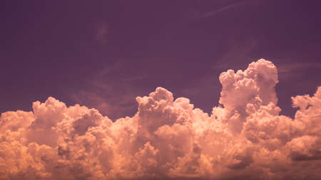 beautiful sunset clouds skyの写真素材