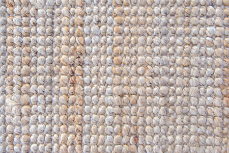hemp rope texture background in the roomの写真素材