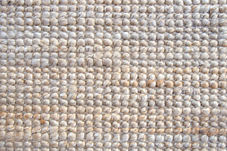 hemp rope texture background in the roomの写真素材