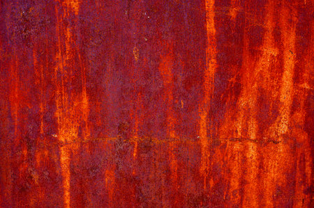 rusty corrugated iron metal textureの写真素材