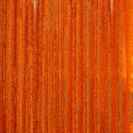 rusty corrugated iron metal textureの写真素材