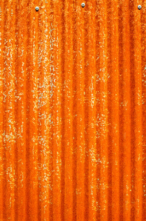 rusty corrugated iron metal textureの写真素材