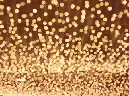 background abstract bokeh golden colorの写真素材