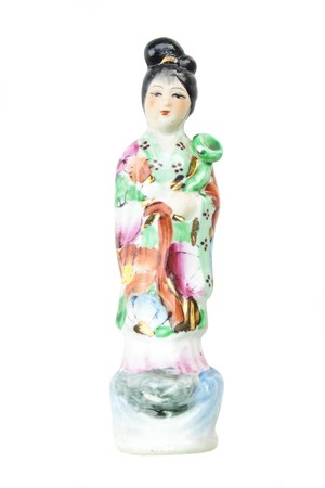 Chinese ceramic figureの写真素材