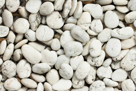 white pebble textureの写真素材