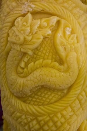 Thai art form of wax atの写真素材