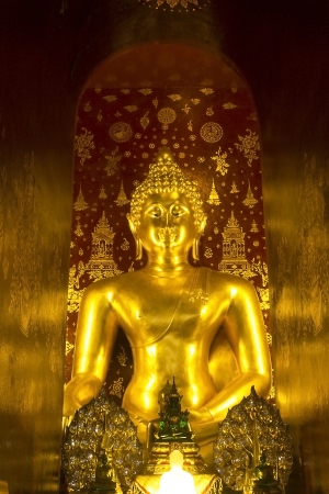 A Buddha image in Thailand の写真素材