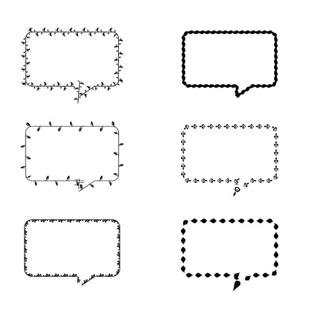 set grunge brush strokes for frames.の写真素材