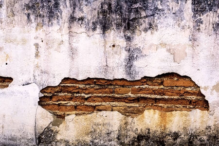Background of brick wall with vintage look.の写真素材