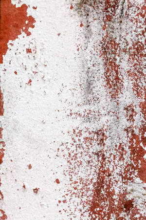 Closeup old weathered concrete wall texture with plasterの写真素材