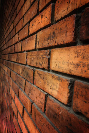 Background of brick wall with vintage look.の写真素材