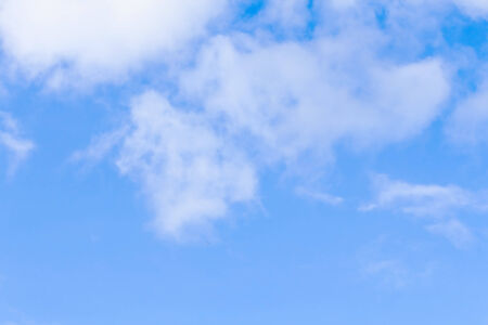 Blue sky, Blue sky background with tiny cloud.の写真素材