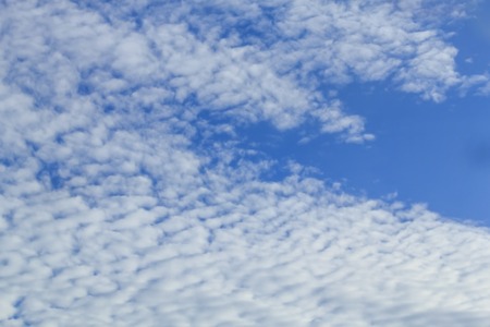 Blue sky, Blue sky background with tiny cloud.