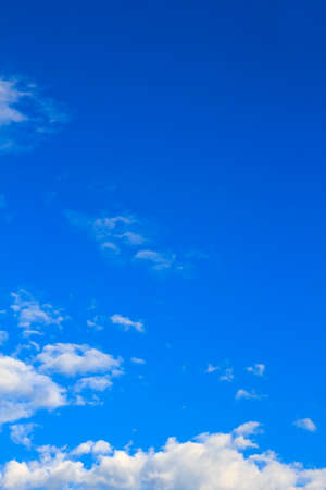 Blue sky, Blue sky background with tiny cloud.の写真素材