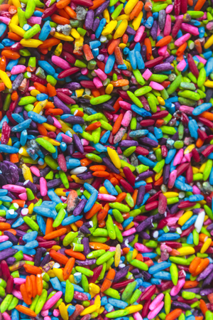 Colorful Rice, A background of colorful in rice.の写真素材