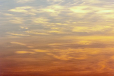 Sunset blue sky and clouds backgrounds in natural.の写真素材