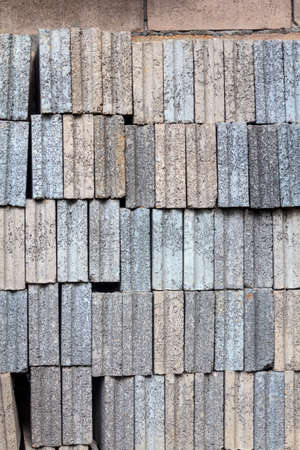 Background of brick wall with vintage look.の写真素材