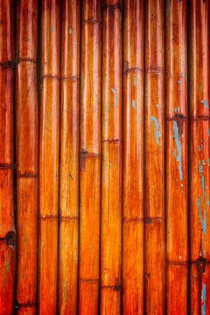 Vintage bamboo wall texture with natural pattern.の写真素材