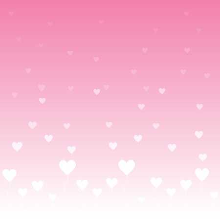 Valentine's day background with heartsのイラスト素材