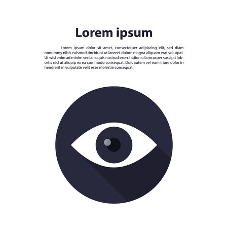 Eye drop line icon. Eye Care vector logo design. Eye with tear vector illustration. Eye with drop outline style design, designed for web and app. vector, illustrationのイラスト素材