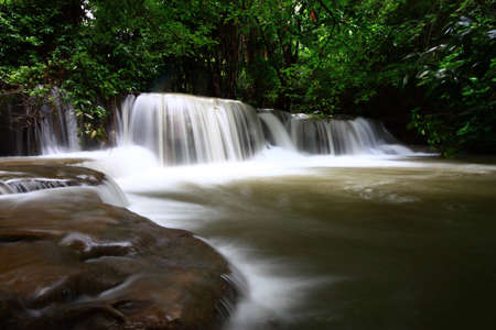 Thai waterfallの写真素材