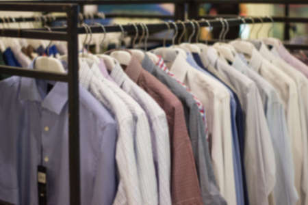 t-shirt for the man on hangers Fashion Store Style Thailandの写真素材