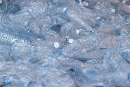 plastic bottles, Concept of recycling the Empty used plastic bottleの写真素材