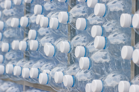 plastic bottles, Concept of recycling the Empty used plastic bottleの写真素材