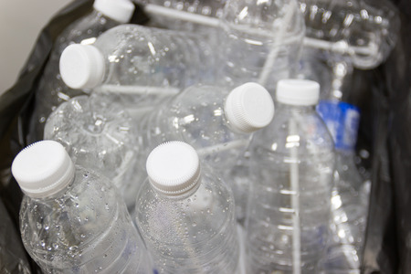 plastic bottles, Concept Reduce the use of plastic bottles reuse, recycling the Empty used plastic bottleの写真素材