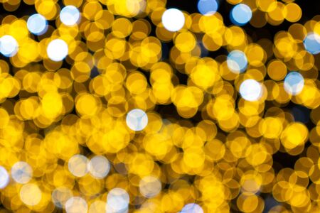 blurred abstract bokeh background for Decorations for New Year and Holidays, Christmas ball lightの写真素材