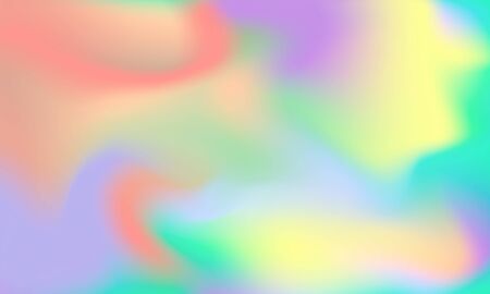 Colorful holographic abstract pastel gradient texture design for pattern background