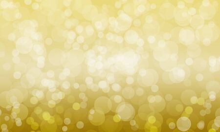 abstract blurred gold color background with light bokeh,  の写真素材