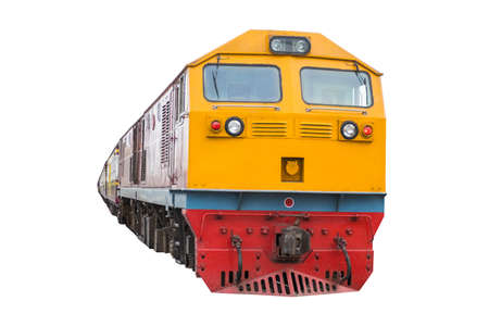 old Train and carriage bogie with isolated white backgroundの写真素材
