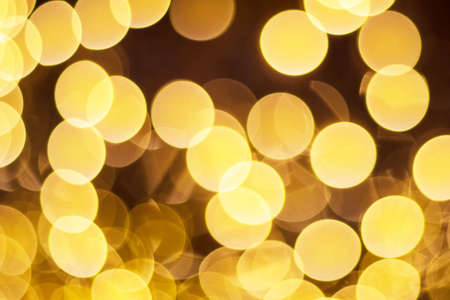 Blur - abstract bokeh circle string lights for background wallpaperの写真素材