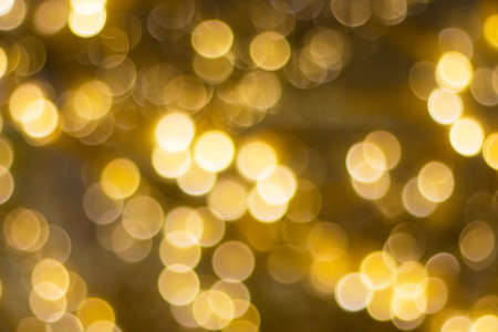 Blur - abstract bokeh circle string lights for background wallpaperの写真素材