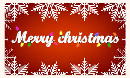 graphics design for Card for Merry Christmas Happy New Year design vector illustrationのイラスト素材