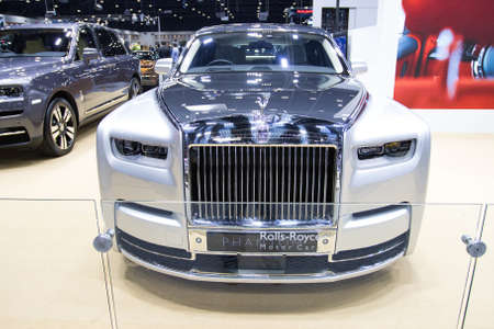 Bangkok Thailand:- Oct 28, 2020:- Rolls-Royce car show at show room for sales at Bangkok Thailandのeditorial素材