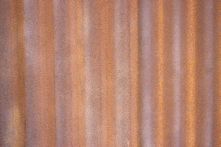 Old metal sheet rusty roof texture pattern background