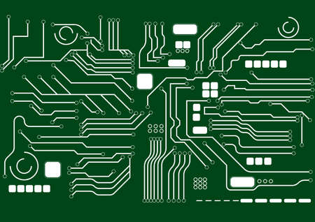 Technology digital futuristic information technology background vector illustrationのイラスト素材