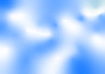 Transparent blue sky with clouds and atmospheric afternoon vector illustrationのイラスト素材