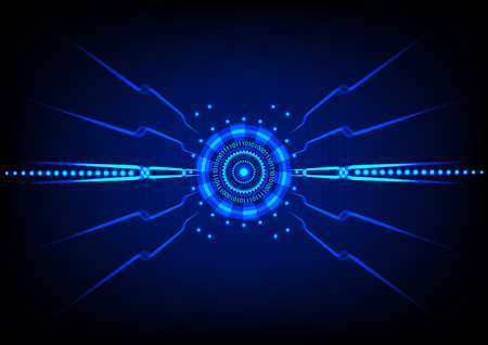 graphics design illustration digital circuit diagram technology for background wallpaper vector illustrationのイラスト素材