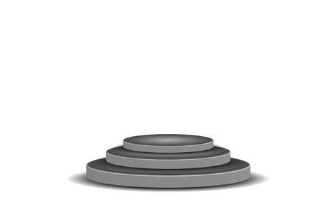 podium for show object or product white background vector illustration&#xD;&#xA;のイラスト素材
